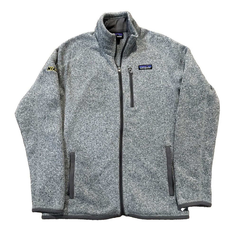 Patagonia Better Sweater Full Zip Jacket Stonewash Gray Fleece Mens Size Small